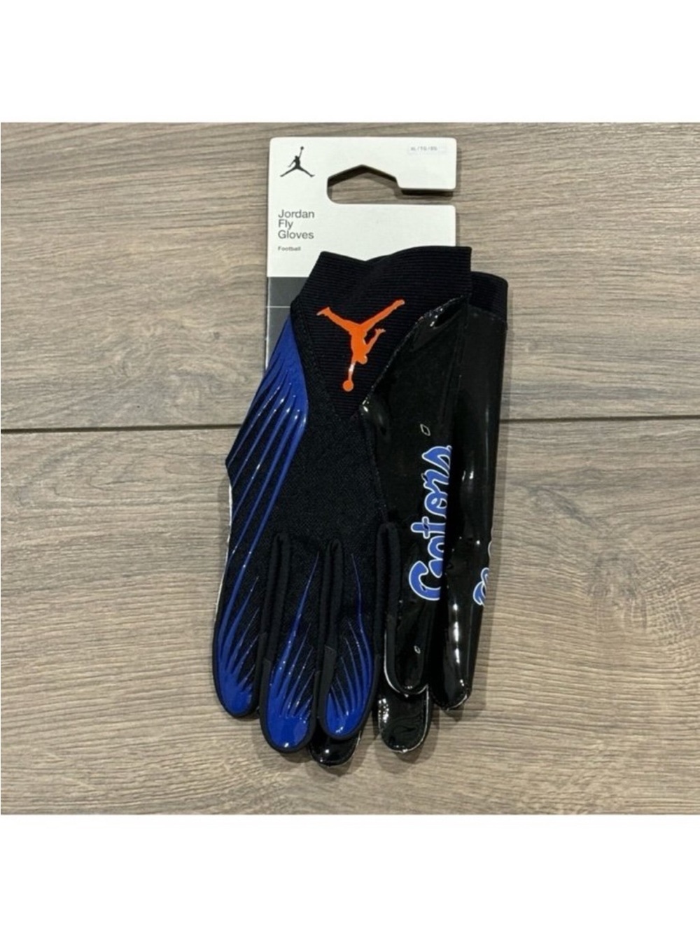 Jordan Florida Gators Team Issued Fly Vapor Knit Football Gloves.